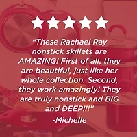Rachael Ray Create Delicious 2-pc. Non-Stick Skillet Set