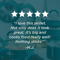 Rachael Ray Create Delicious 12.5" Non-Stick Deep Skillet