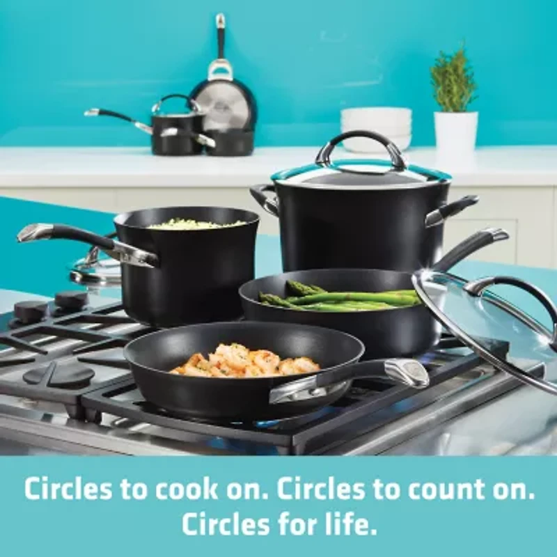Circulon Symmetry Hard Anodized 11-pc. Cookware Set