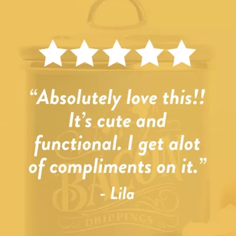 Ayesha Curry Home Collection Bacon Grease Can