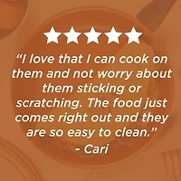 Farberware Glide Copper Ceramic 10-pc. Nonstick Cookware Set