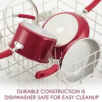 Rachael Ray Create Delicious 9.5" Non-Stick Deep Skillet with Lid