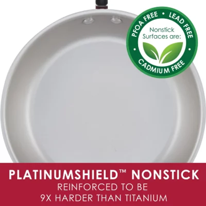 Rachael Ray Create Delicious 9.5" Non-Stick Deep Skillet with Lid