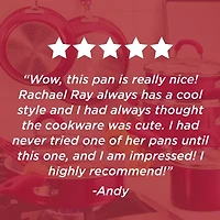 Rachael Ray Create Delicious 9.5" Non-Stick Deep Skillet with Lid