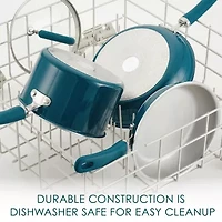 Rachael Ray Create Delicious 9.5" Non-Stick Deep Skillet with Lid