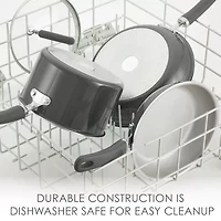 Rachael Ray Create Delicious 9.5" Non-Stick Deep Skillet with Lid