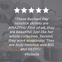 Rachael Ray Create Delicious 2-pc. Non-Stick Skillet Set