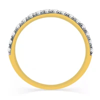 (H-I / I1) Womens 2 CT. T.W. Lab Grown White Diamond 10K Gold Round Cushion Side Stone Halo Bridal Set