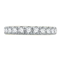 (H-I / I1) Womens 3MM 1 CT. T.W. Lab Grown White Diamond 10K Gold Wedding Band