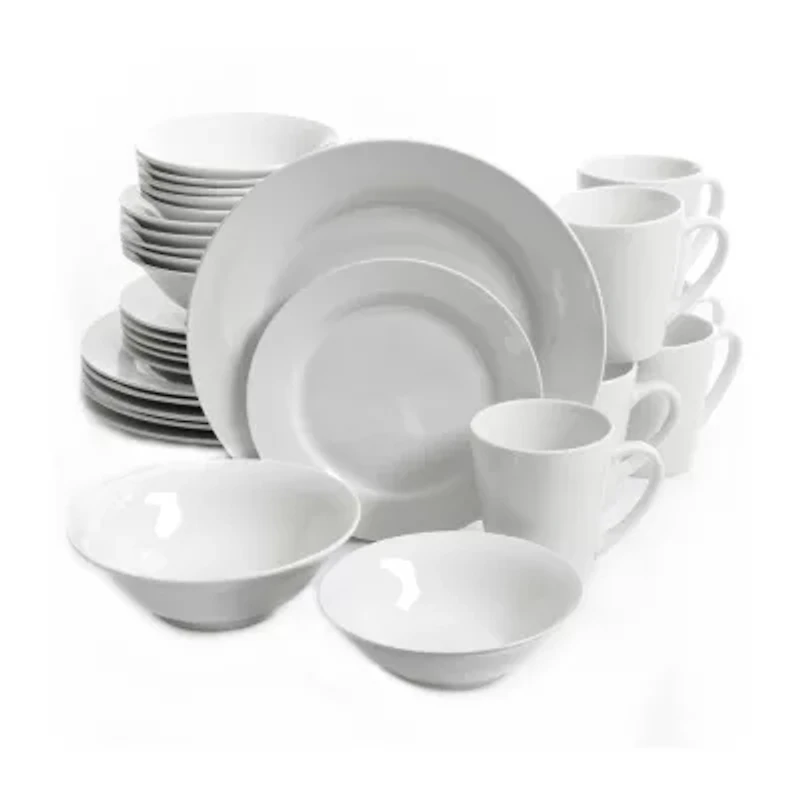 Gibson Noble Court 30-pc. Ceramic Dinnerware Set
