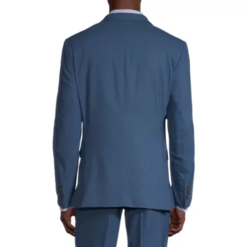 J. Ferrar Ultra Comfort Mens Stretch Fabric Slim Fit Suit Jacket