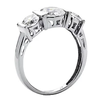 DiamonArt® Womens / CT. T.W. White Cubic Zirconia 10K Gold Round Engagement Ring