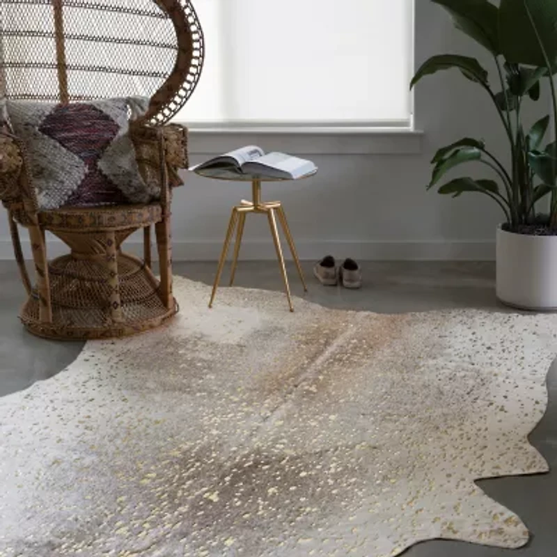 Loloi Bryce Faux Cowhide Rug