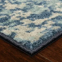 Maples Abstract Stone Rectangular Indoor Runner