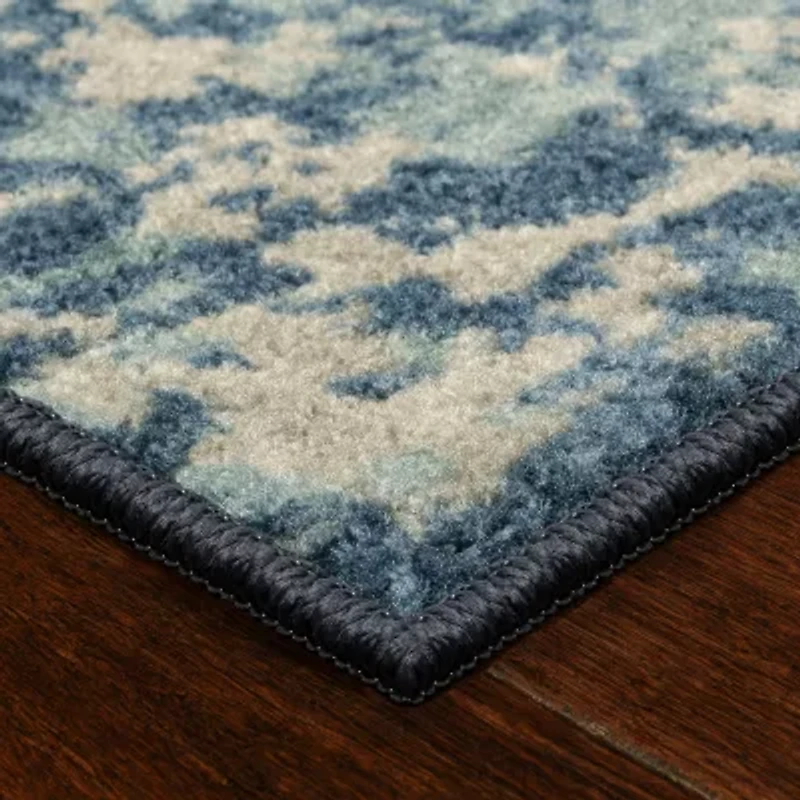 Maples Abstract Stone Rectangular Indoor Accent Rug