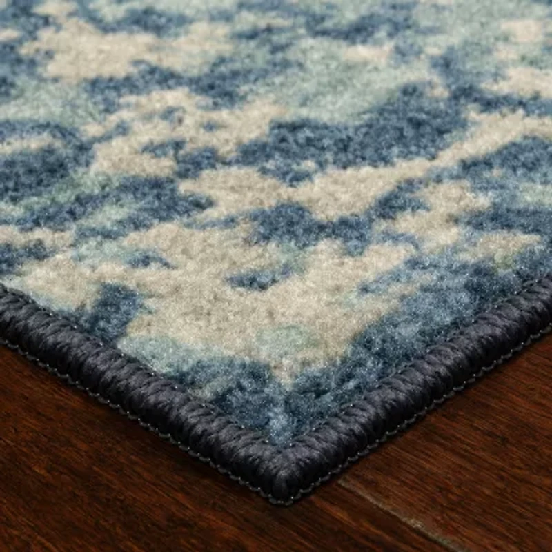 Maples Abstract Stone 5'X7' Rectangular Indoor Area Rug