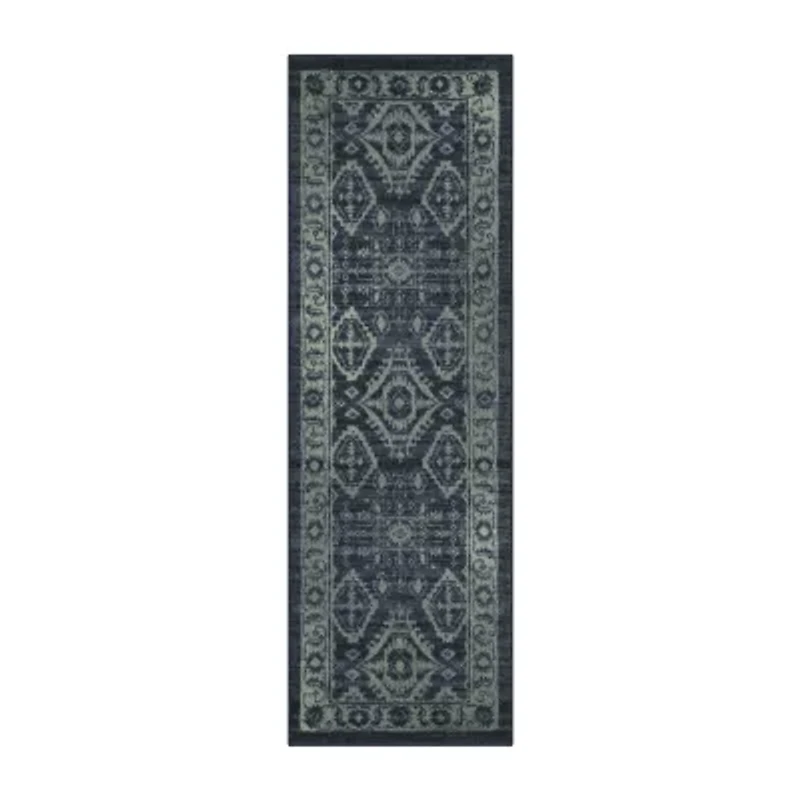 Maples Nora Bordered Indoor Rectangular Runner