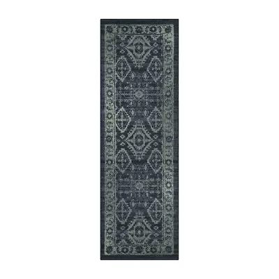 Maples Nora Bordered Indoor Rectangular Runner