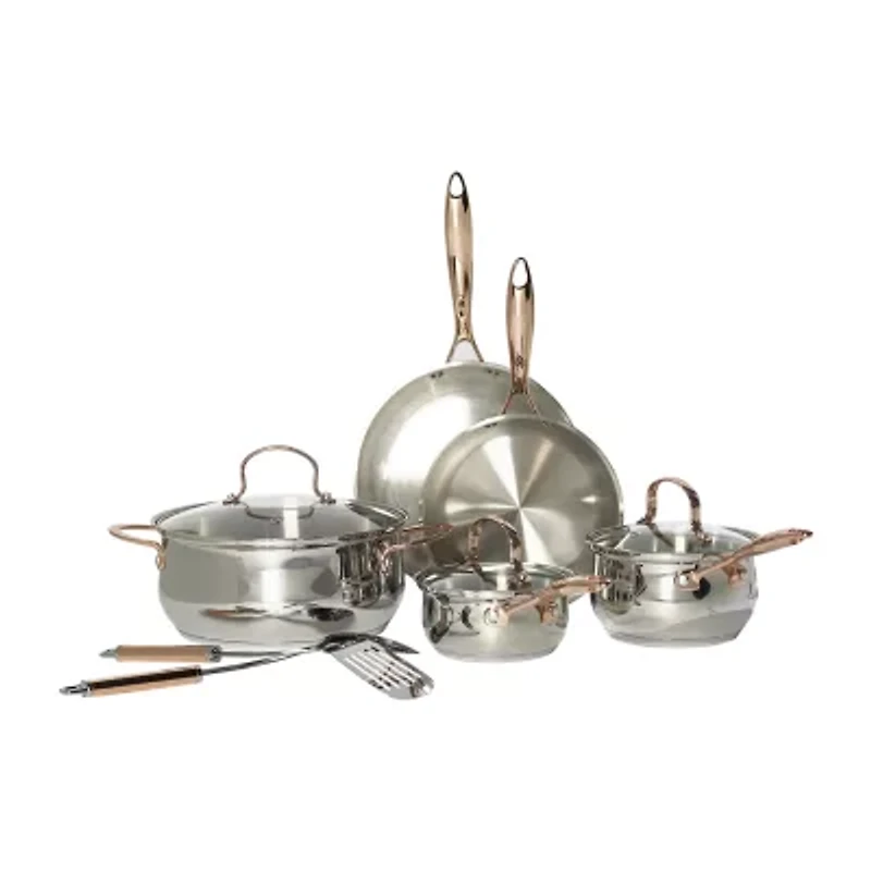 Denmark Stainless Steel 10-pc. Cookware Set
