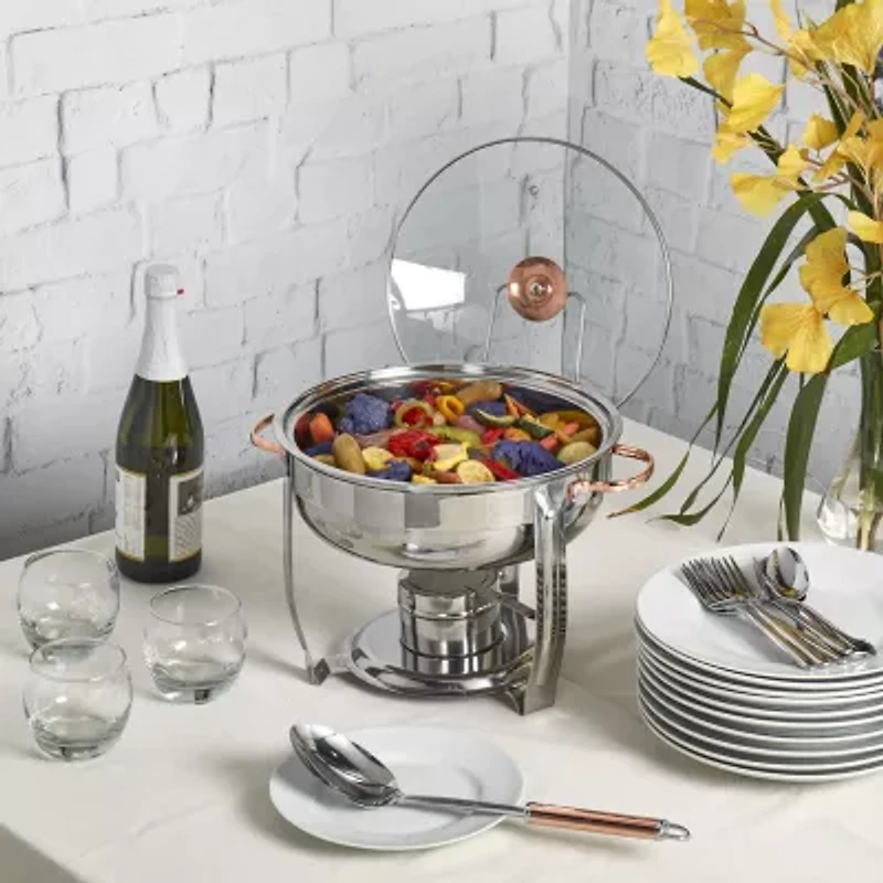 Denmark Stainless Steel Chafing Dish 8-pc. Stainless Steel Chafing Dish