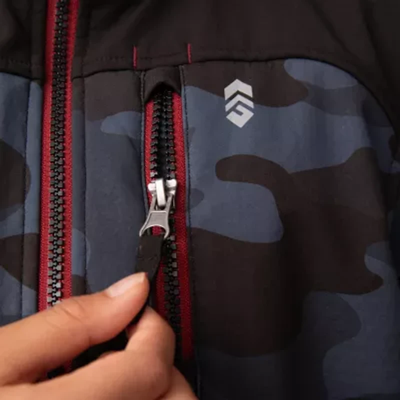 Free Country Little & Big Kid Boys Hooded Water Resistant Midweight Jacket