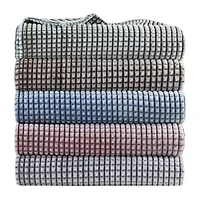 Madison Park Carved Plush Lightweight Blanket