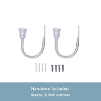 Kenney Trumpet 2-pc. Curtain Holdback