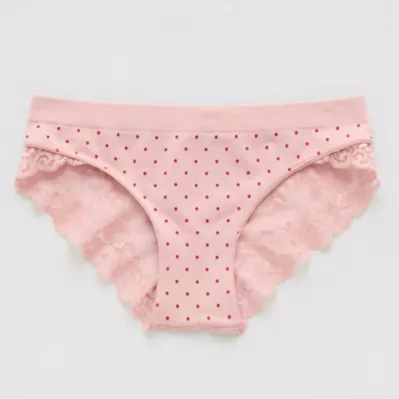 Ambrielle Seamless Lace Cheeky Panty 14p050