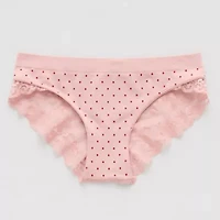 Ambrielle Seamless Lace Cheeky Panty 14p050