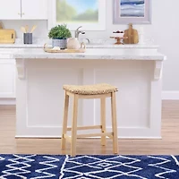 Graham Hyacinth Counter Height Bar Stool in Brown