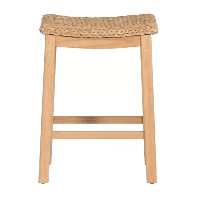 Graham Hyacinth Counter Height Bar Stool in Brown