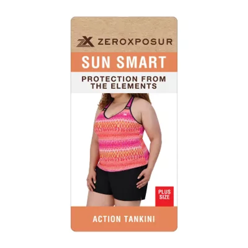 ZeroXposur Tankini Swimsuit Top Plus