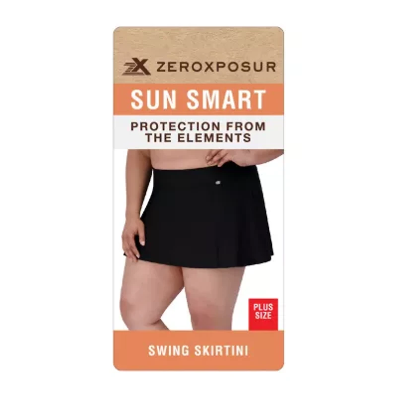 ZeroXposur Womens Plus Swim Skirt