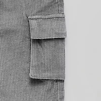 Okie Dokie Corduroy Toddler & Little Boys Mid Rise Straight Cargo Pant