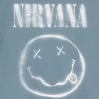Mens Short Sleeve Nirvana Graphic T-Shirt