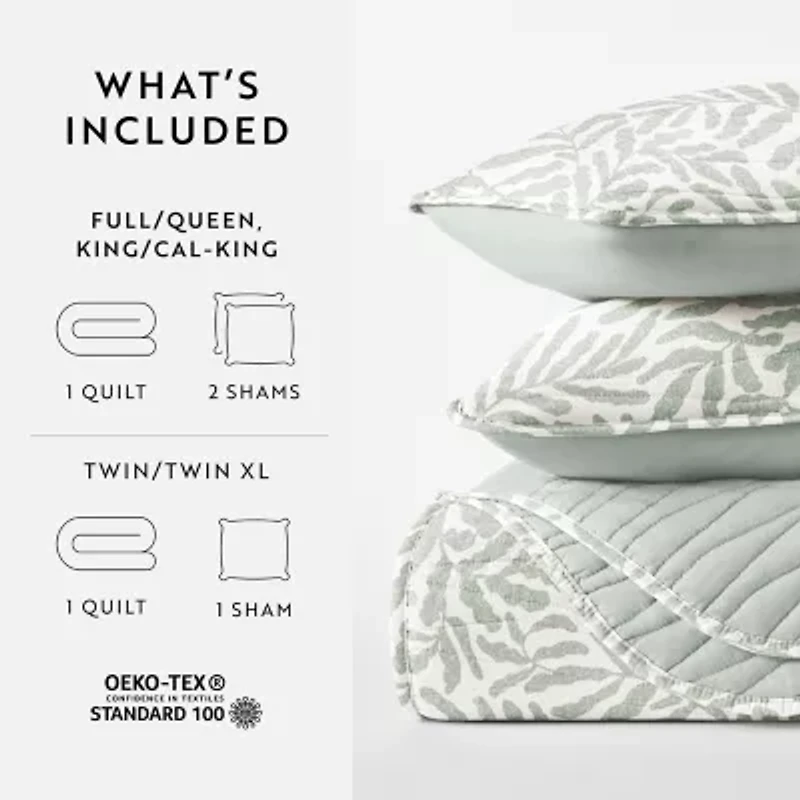 Casual Comfort Reversible Quilt Set