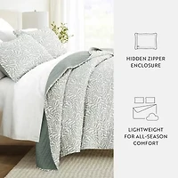 Casual Comfort Reversible Quilt Set