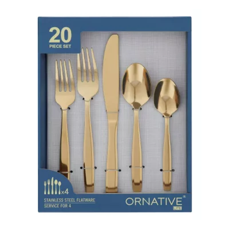 Ornative™ Amias 20-pc. Flatware Set