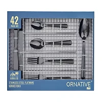 Ornative™ Alicja 42-pc. Flatware Set & Caddy