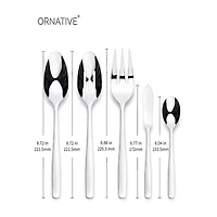 Ornative™ Eloise 45-pc. Flateware Set