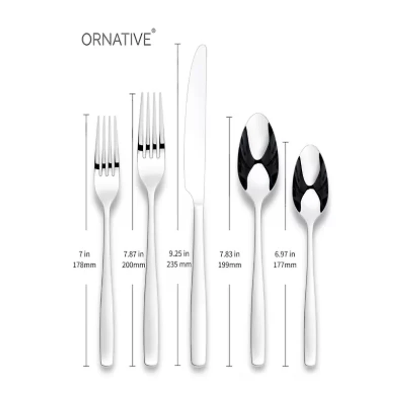 Ornative™ Eloise 45-pc. Flateware Set