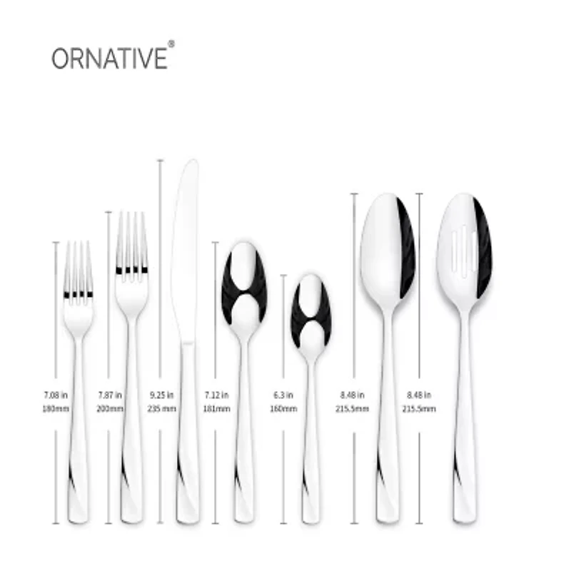 Ornative™ Rhoda 42-pc. Flatware Set & Caddy