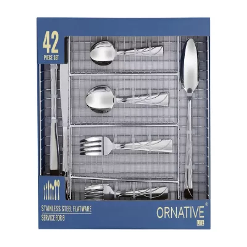 Ornative™ Jara 42-pc. Flatware Set & Caddy