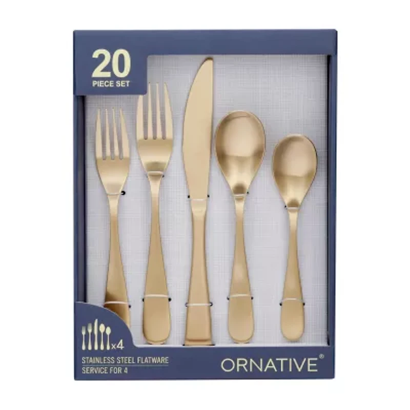 Ornative™ Percival 20-pc. Flatware Set