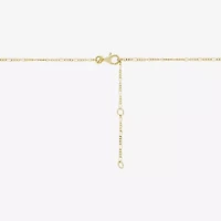 Womens White Cultured Freshwater Pearl 14K Gold Over Silver Heart 17 Inch Pendant Necklace