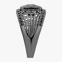 Disney Jewels Collection Womens 1/4 CT. T.W. Genuine Black Onyx Sterling Silver Nightmare Before Christmas Cocktail Ring