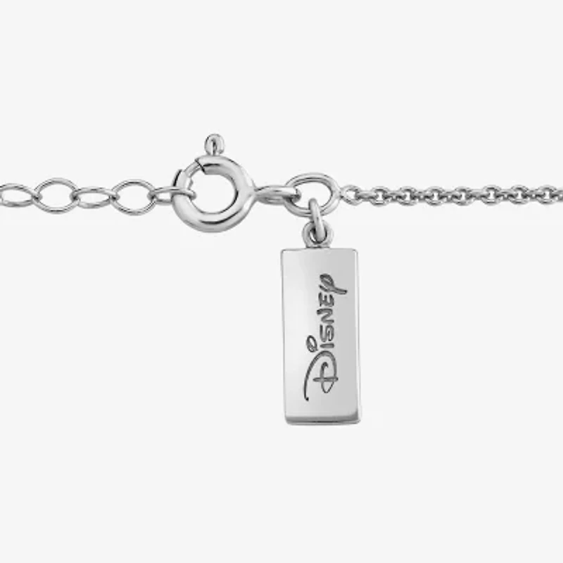 Enchanted Disney Fine Jewelry Womens 1/6 CT. T.W. Genuine Blue Lapis Sterling Silver 18 Inch Pendant Necklace
