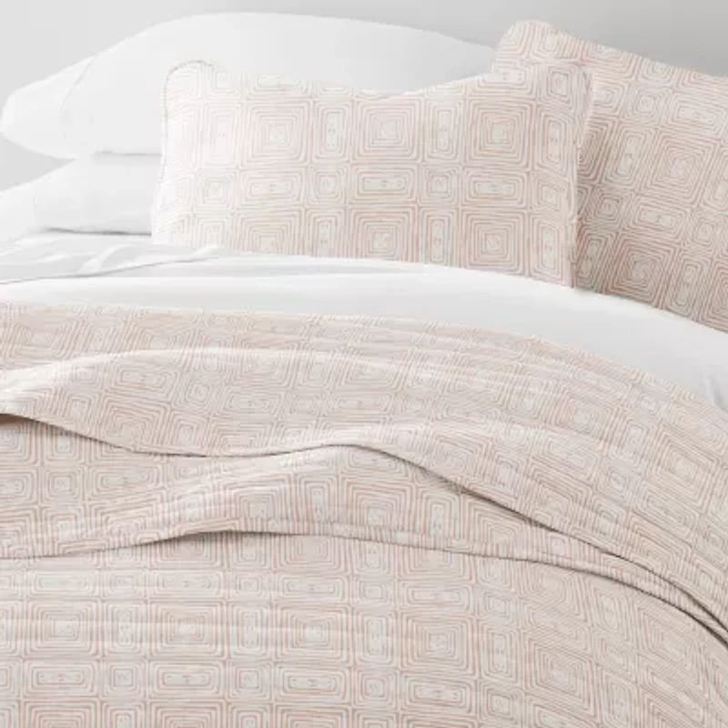 3 Piece All Season Lightweight Pattern Quilt Set