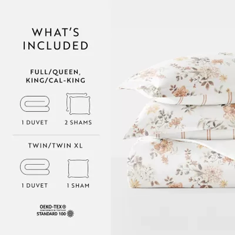 Casual Comfort Reversible Duvet Cover Set