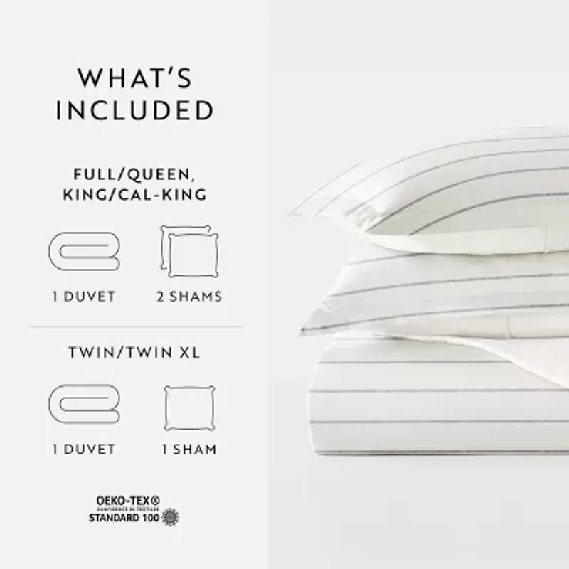 Casual Comfort Reversible Duvet Cover Set